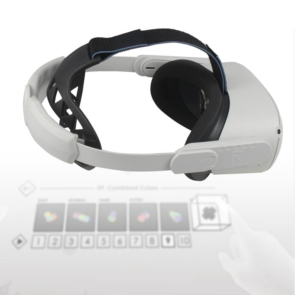 New Adjustable Head Strap for Quest 2 Headset with Soft Head Back Padding -Reduce Head Pressure Pad