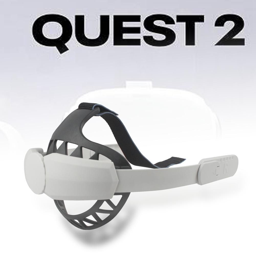 New Adjustable Head Strap for Quest 2 Headset with Soft Head Back Padding -Reduce Head Pressure Pad