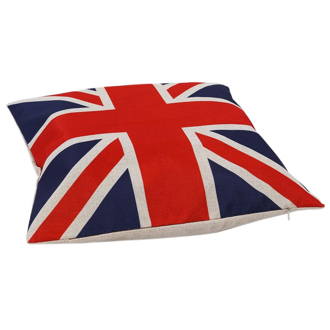 British Vintage Style Union Jack Flag Throw Pillow Case, Pil