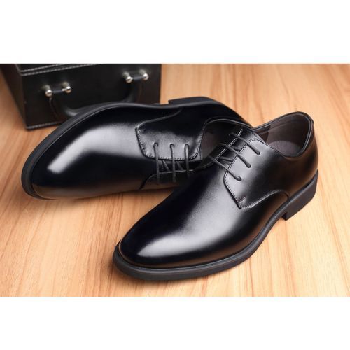 Mens Formal Business Dress Leather Shoes - Black