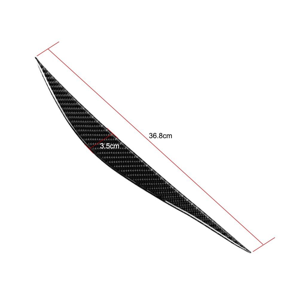 Carbon Fiber Headlight Eyebrows Eyelids Trim Eye Lid Cover Decoration Styling Sticker 1 Pair for BMW F30 F31 F32 F33 F34 (2012-2020)