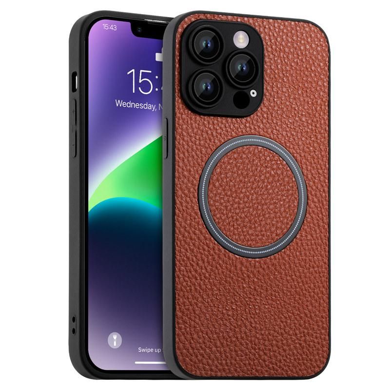 For iPhone 14 Pro Max Plus PU Leather Phone Case For iPhone 13 12 11 Pro Max Magnetic Lens Protection Hard Silicone Phone Cover