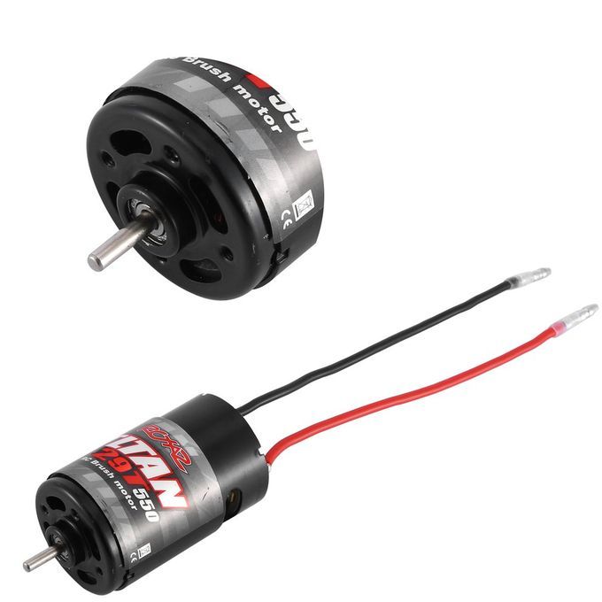 5  Brushed Motor 12T 21T 29T 35T For Axial 1:10 R   Rawler R   Ar Parts-Black-29T With ESC