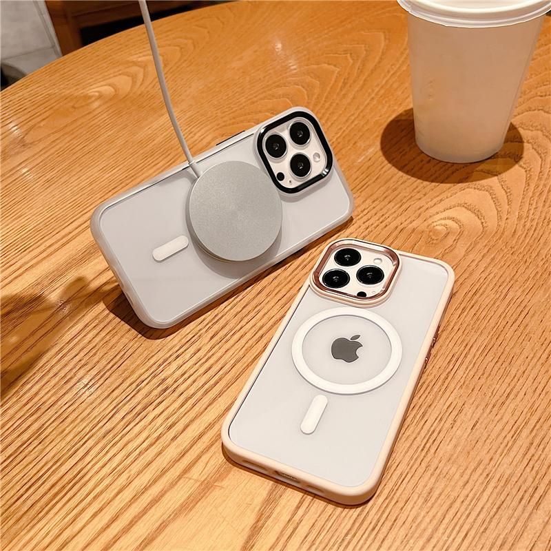 Original Transparent Magnetic For Magsafe Wireless Charge Case For iPhone 14 13 12 11 Pro Max 15 Soft Silicone Shockproof Cover