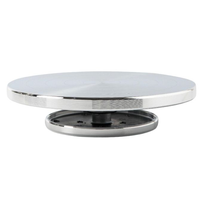 2 Piece Ceramic Art Pottery Banding Wheel Aluminum Turntable DIY Clay