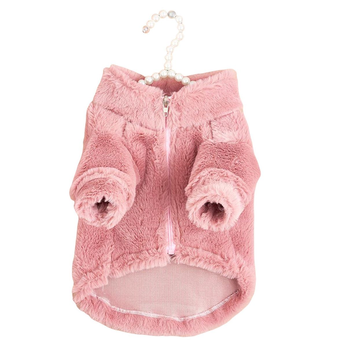 Pet Coat Winter Small Medium Puppy Plush Fleece Pink