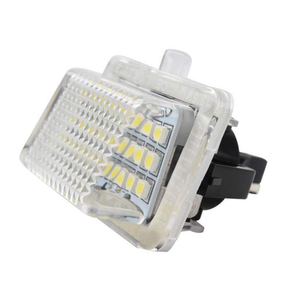 2Pcs LED License Plate Lamp  Replacement For Mercedes Benz