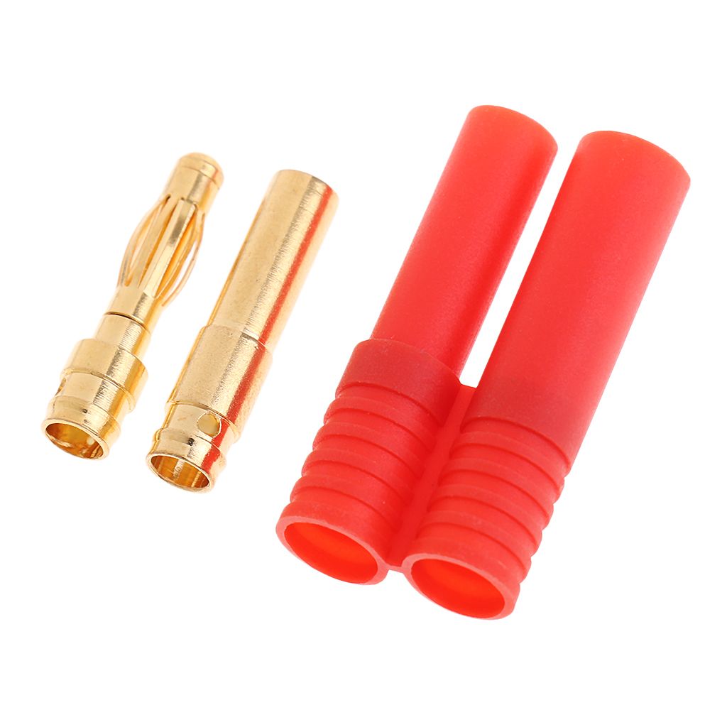 5 Pair HXT 4mm Banana Connector Connector For RC EC2 Lipo