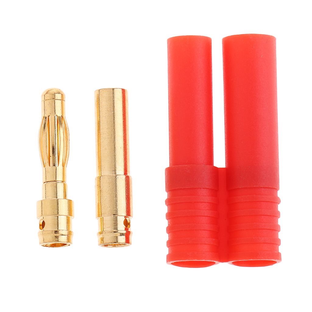 5 Pair HXT 4mm Banana Connector Connector For RC EC2 Lipo