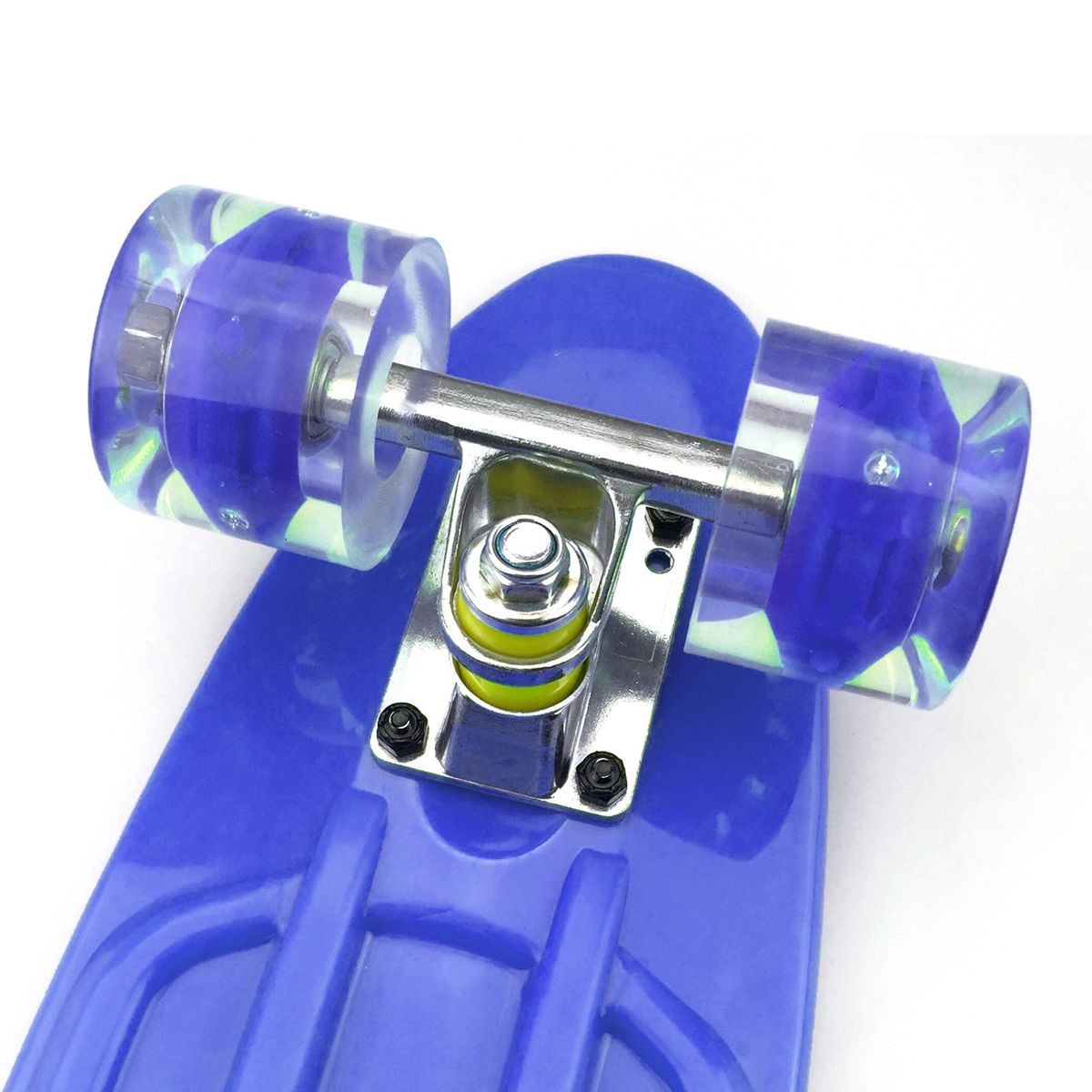 22'' Skateboard With Colored LED Wheels Flashing Wheels