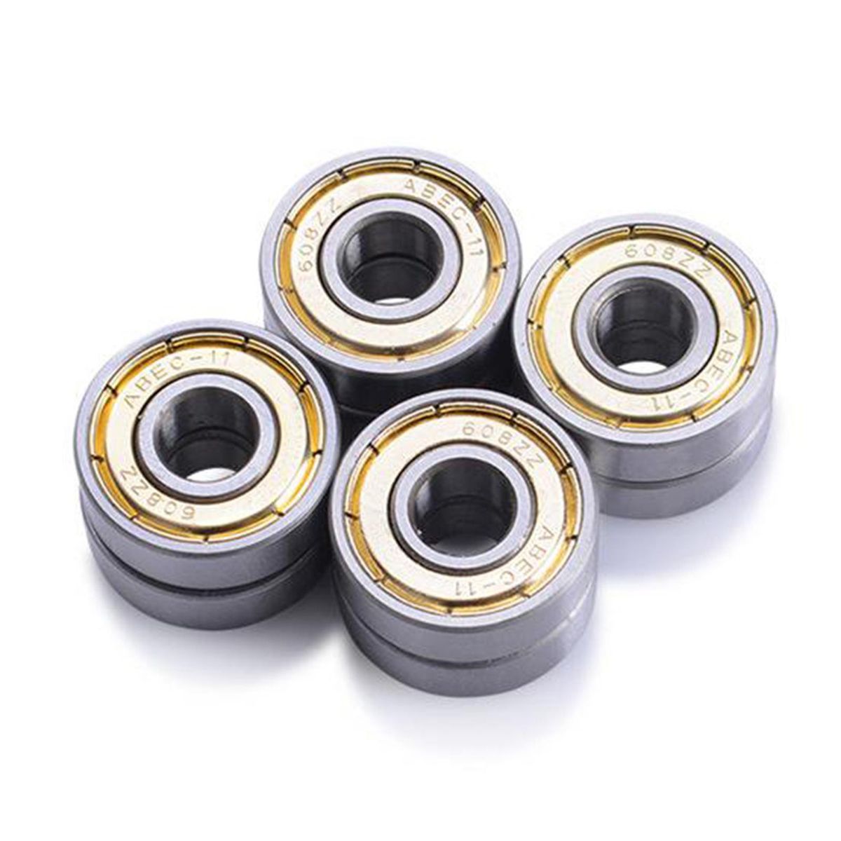 10pcs/Pack 608-ZZ Ball Bearings Skateboard Bearings Double