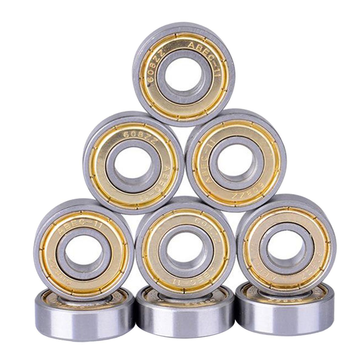 10pcs/Pack 608-ZZ Ball Bearings Skateboard Bearings Double
