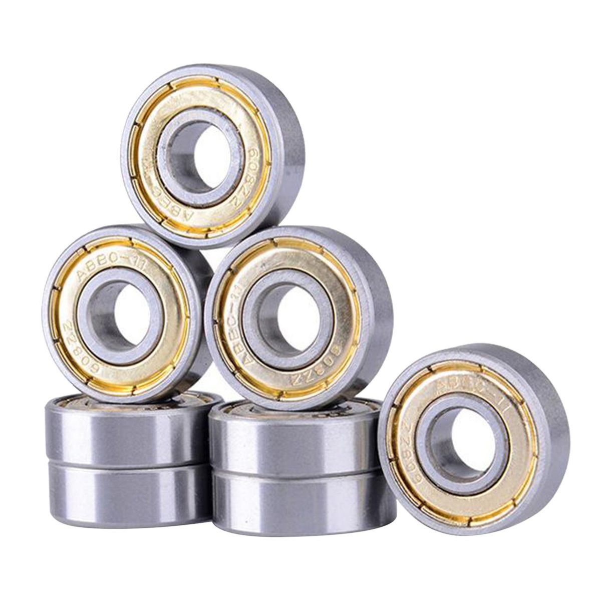 10pcs/Pack 608-ZZ Ball Bearings Skateboard Bearings Double