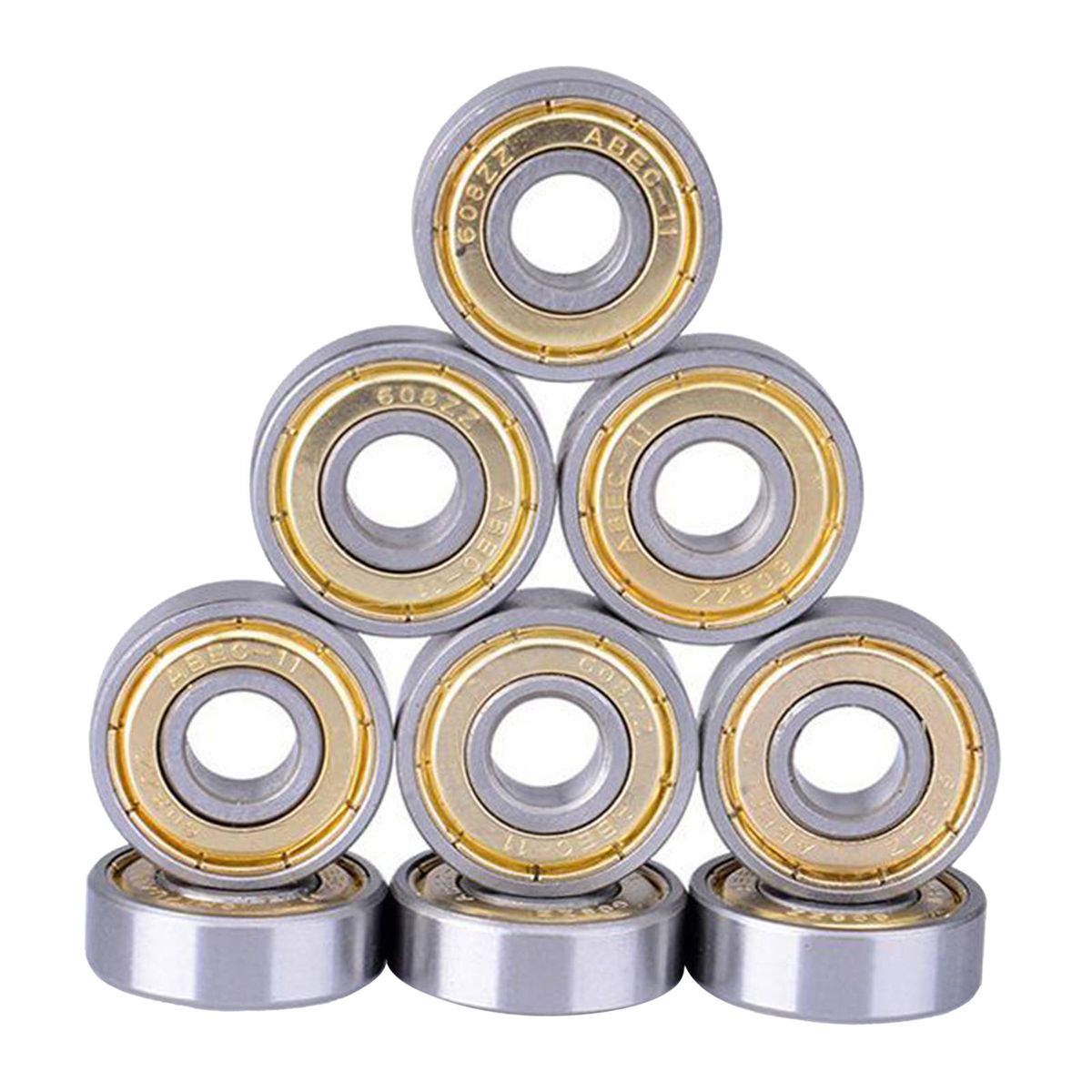 10pcs/Pack 608-ZZ Ball Bearings Skateboard Bearings Double