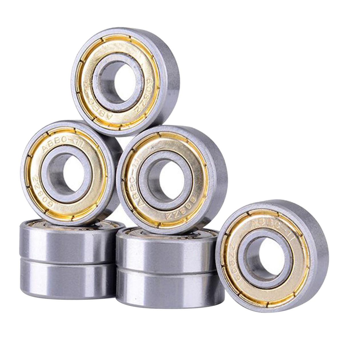 10pcs/Pack 608-ZZ Ball Bearings Skateboard Bearings Double