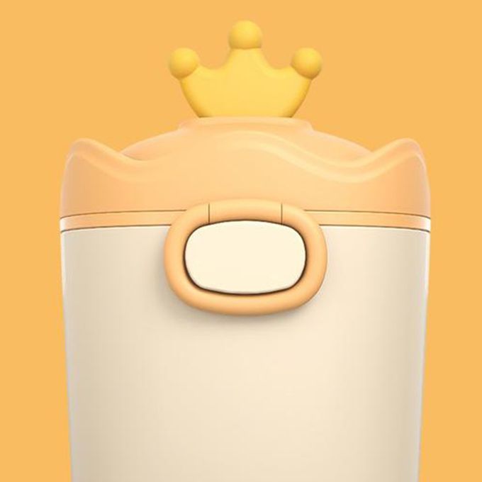 Formula Dispenser Snack Cups With Carry Handle For Outdoor Yellow L
