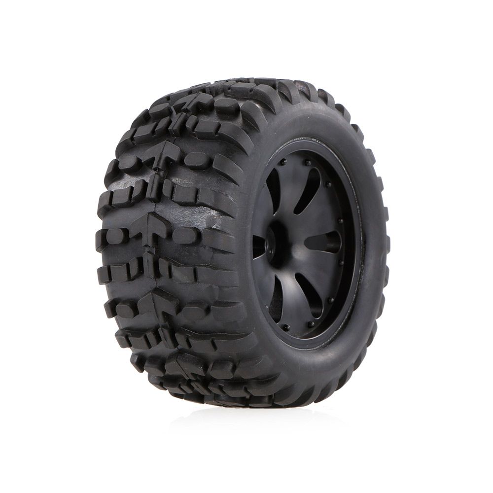 2pcs 2.75 Inch 120mm Monster Truck Wheel Rim And Tire For