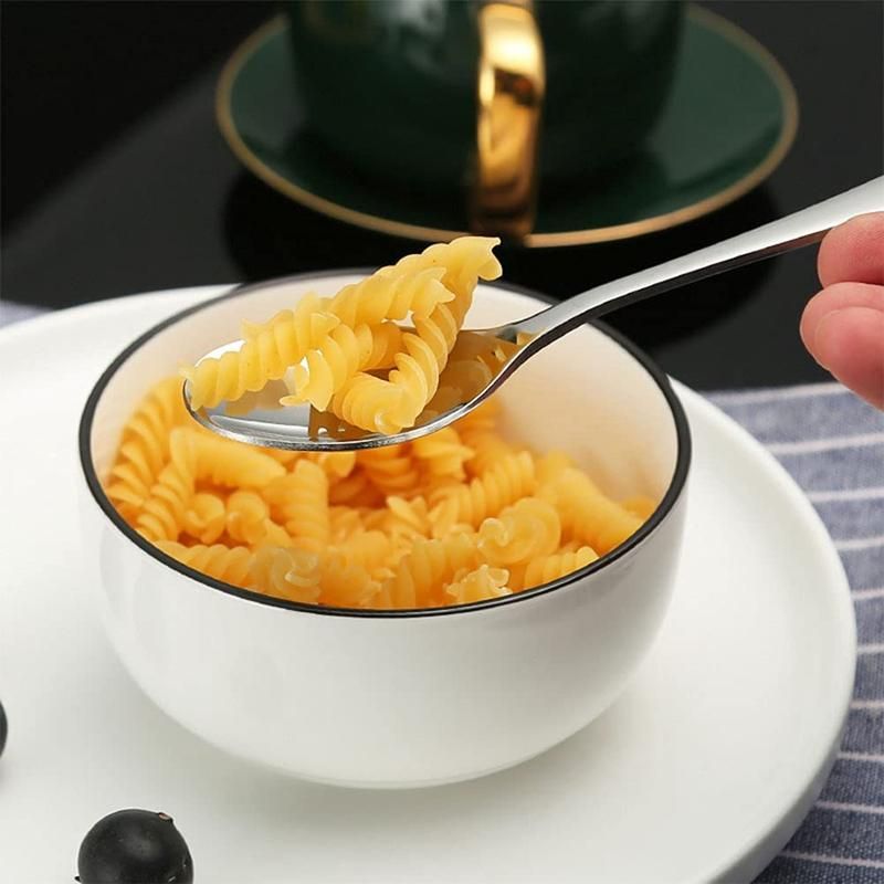 12 Pieces Kids Silverware Stainless Steel Children's Safe Flatware Child Spoon and Fork Set Toddler Utensils
