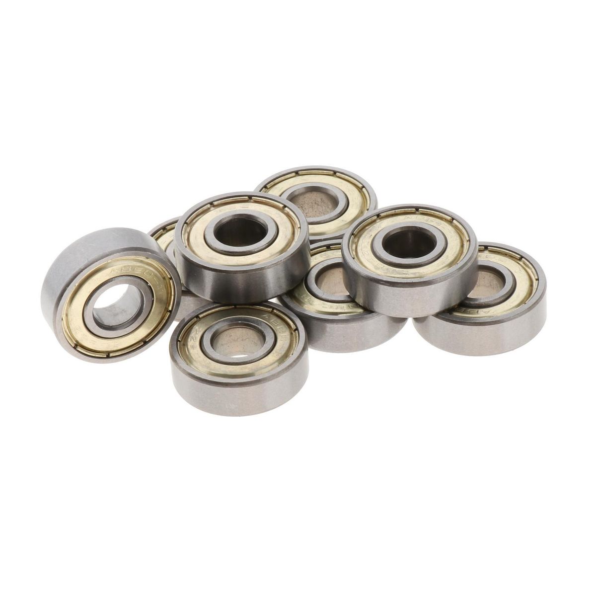 8x ABEC-9 Skateboard Bearing 22x7x8mm Skates Longboards Roller Golden
