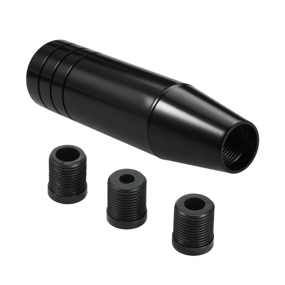 13cm Length  Universal Aluminum Car Truck Racing Gear Shift Knob Stick with 3 Adapter