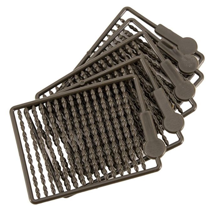 20 Cards 2400Pcs Carp  Hair Rig Boilie Bait Dumbell Stops