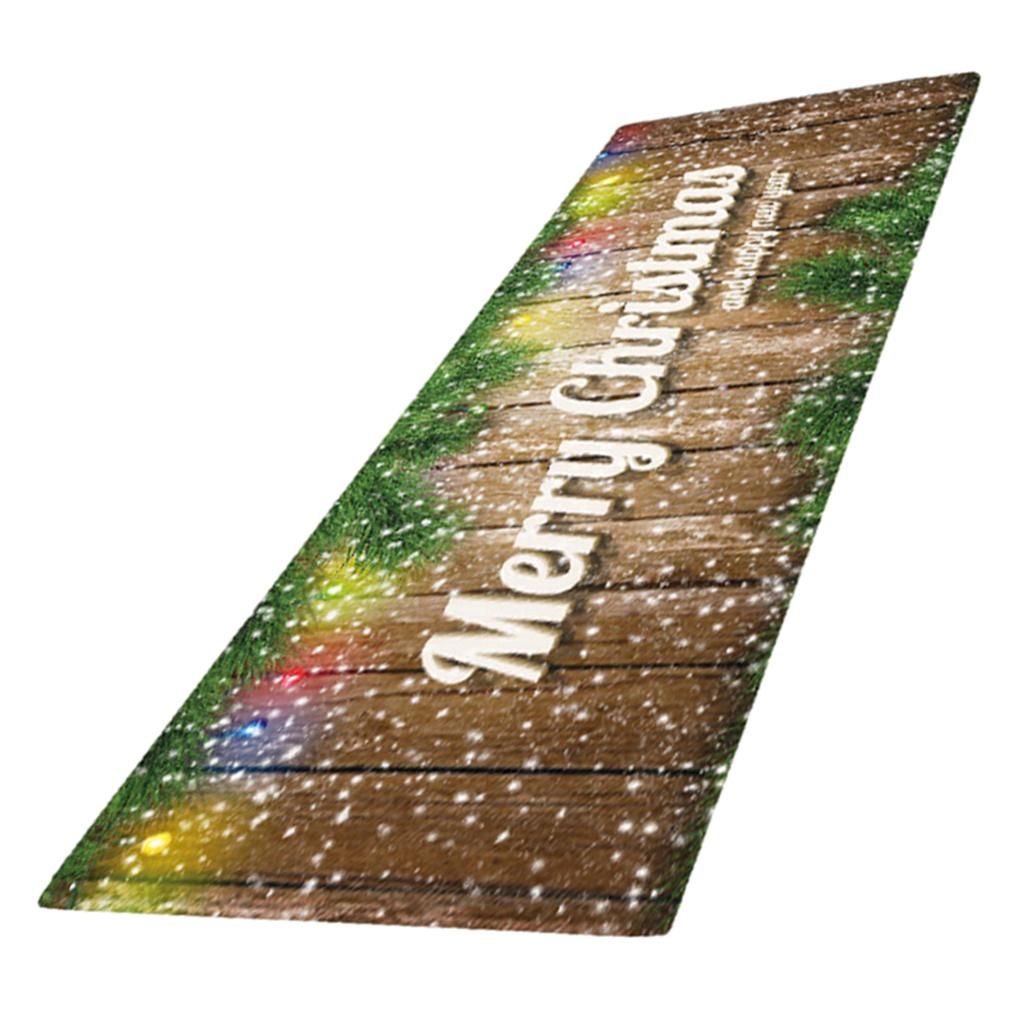 Velvet Area Rugs Soft Comfort Floor Runner Mat Capert Christmas Them G