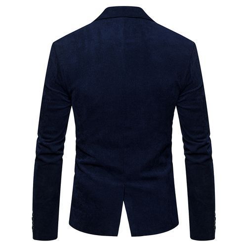 Men Slim Fit Blazer Suit Lapel Wedding Business Wear Coat