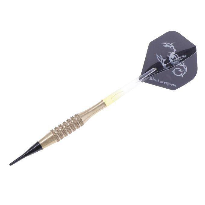 15Pieces Strong Standard Shape Dart Flights Assortment Dart Black