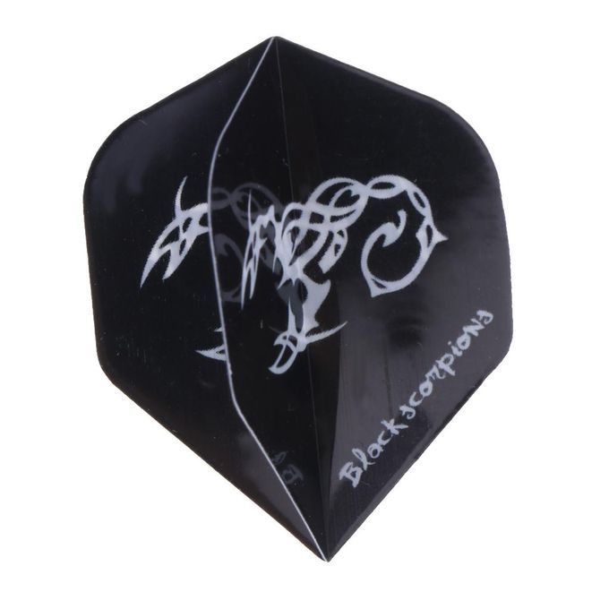 15Pieces Strong Standard Shape Dart Flights Assortment Dart Black