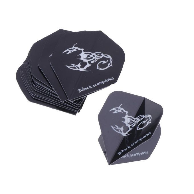 15Pieces Strong Standard Shape Dart Flights Assortment Dart Black