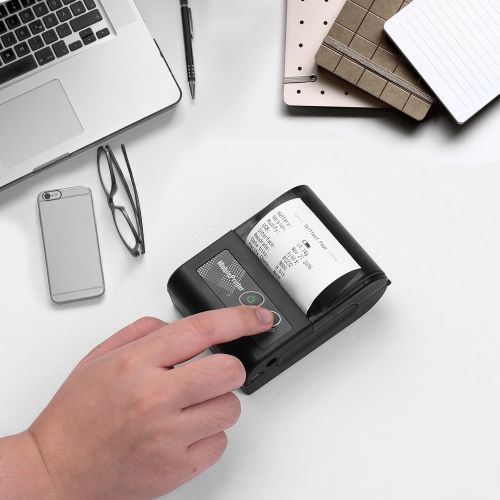 Portable Wireless BT 58mm Thermal Receipt Printer Mini