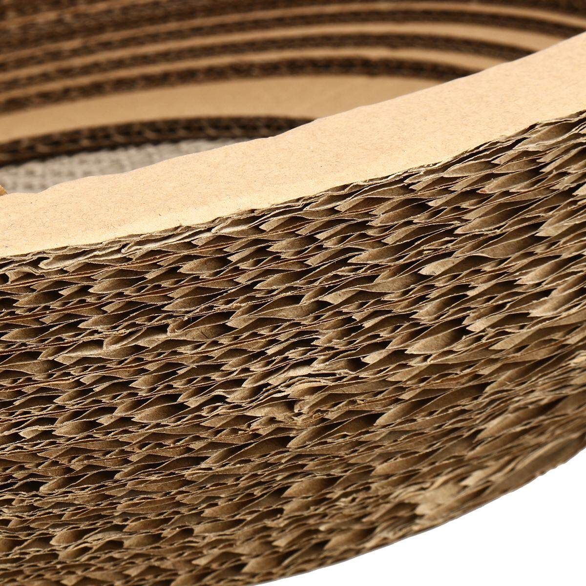 Cat Bowl Shaped Scratcher Scratching Board Corrugated Cardboard Scratch Pad Bed