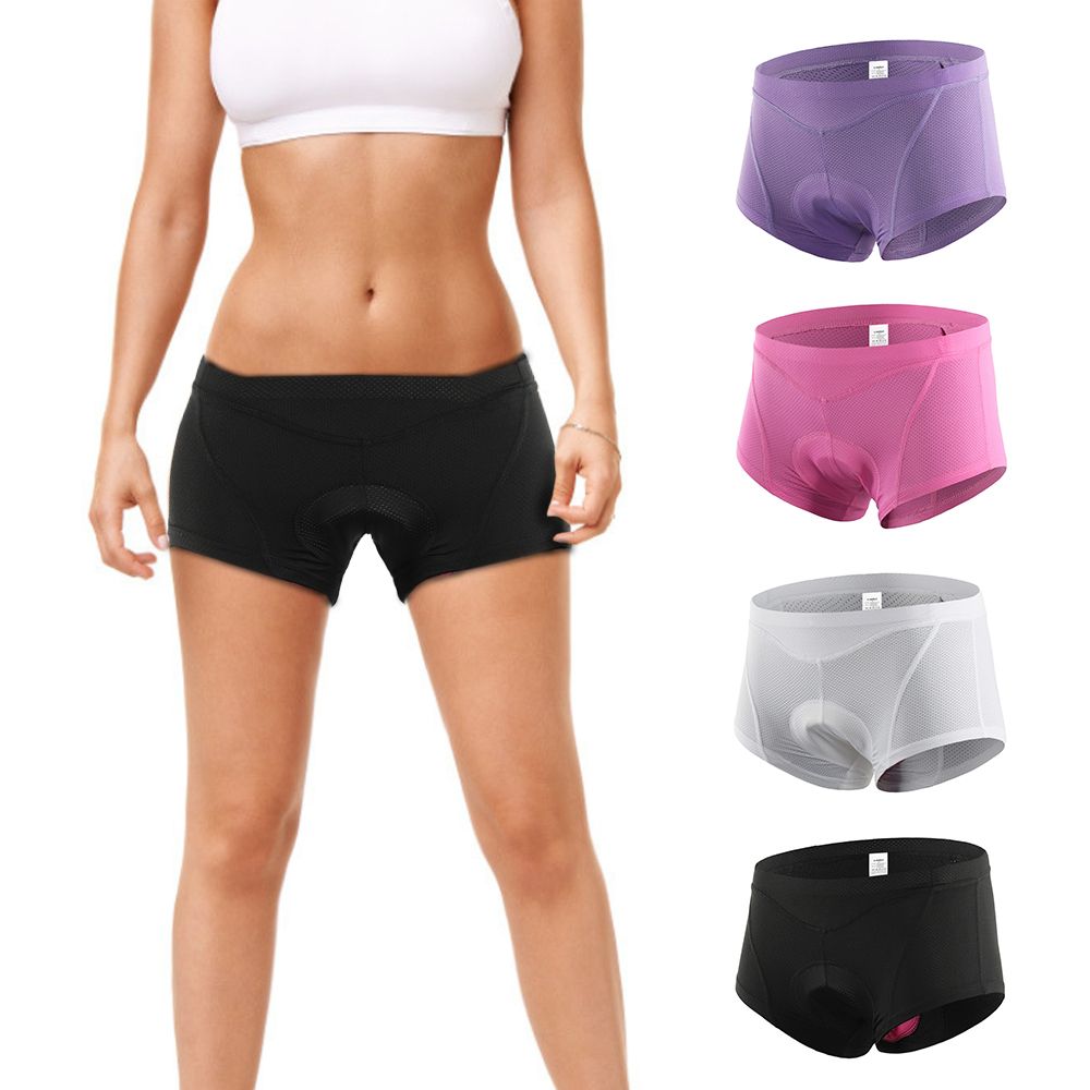 Women Bike Underwear 3D  Padded Bicycle Briefs MTB