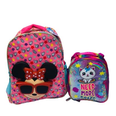 Emoji Back To School Backpack School Bag With Matching Lunch Bag