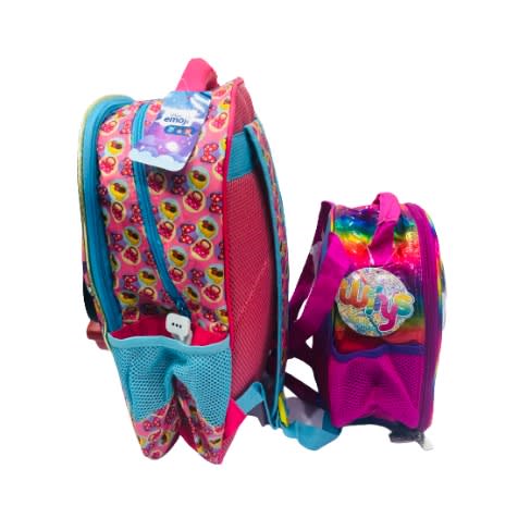 Emoji Back To School Backpack School Bag With Matching Lunch Bag