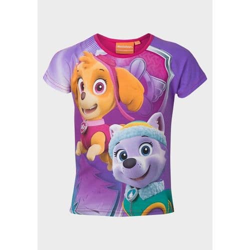 Paw Patrol Girls' Printed T-Shirt - Lilac