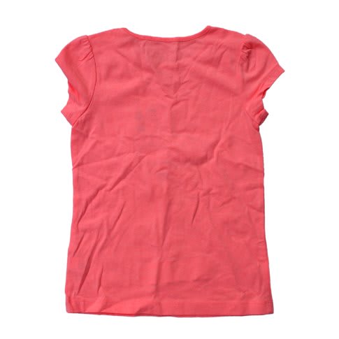 Goose Graphic Top- Coral