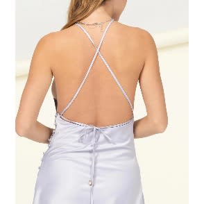 Alpine Satin Slip Dress