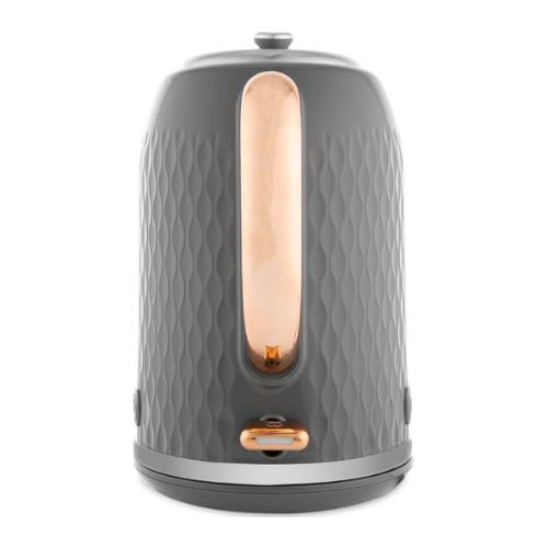 Curve 1.7l Jug Kettle - 3000w - Grey & Rose Gold