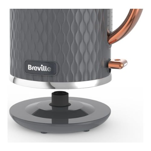 Curve 1.7l Jug Kettle - 3000w - Grey & Rose Gold