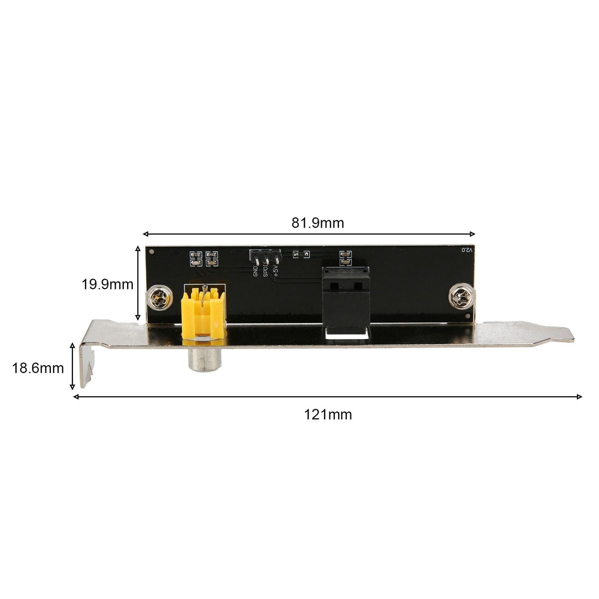24BIT 192KHz Daughter Card Baffle Coaxial Computer Desktop