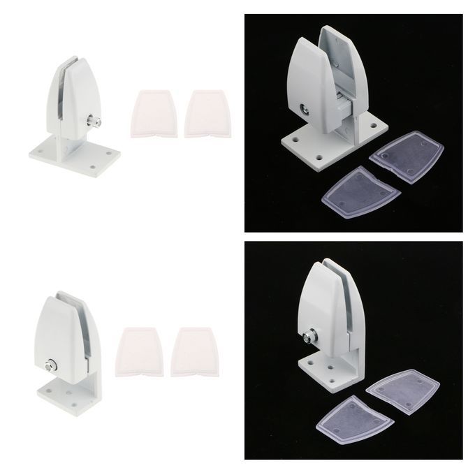 4x Aluminum Alloy Office Desktop Panel Screen
