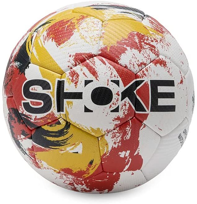 Adult No.5 Football ,League Cup International Competition Balls ,Seamless PU Leather Slip-Resistant Assist Students Team Training(Red)