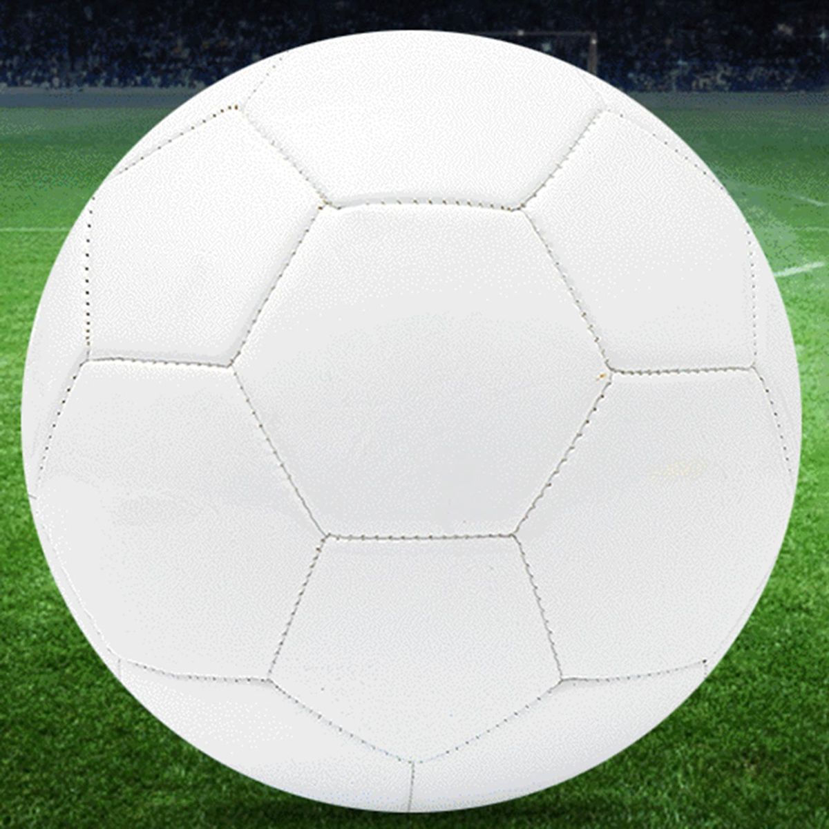 White Soccer Ball Size 5 Official Match For Kids