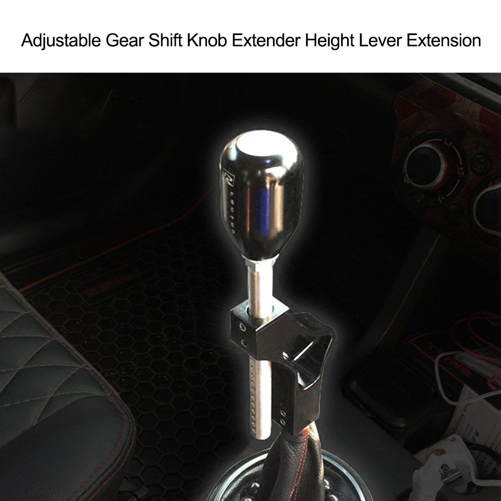 Adjustable Gear Shift Knob Extender Height Lever Extension