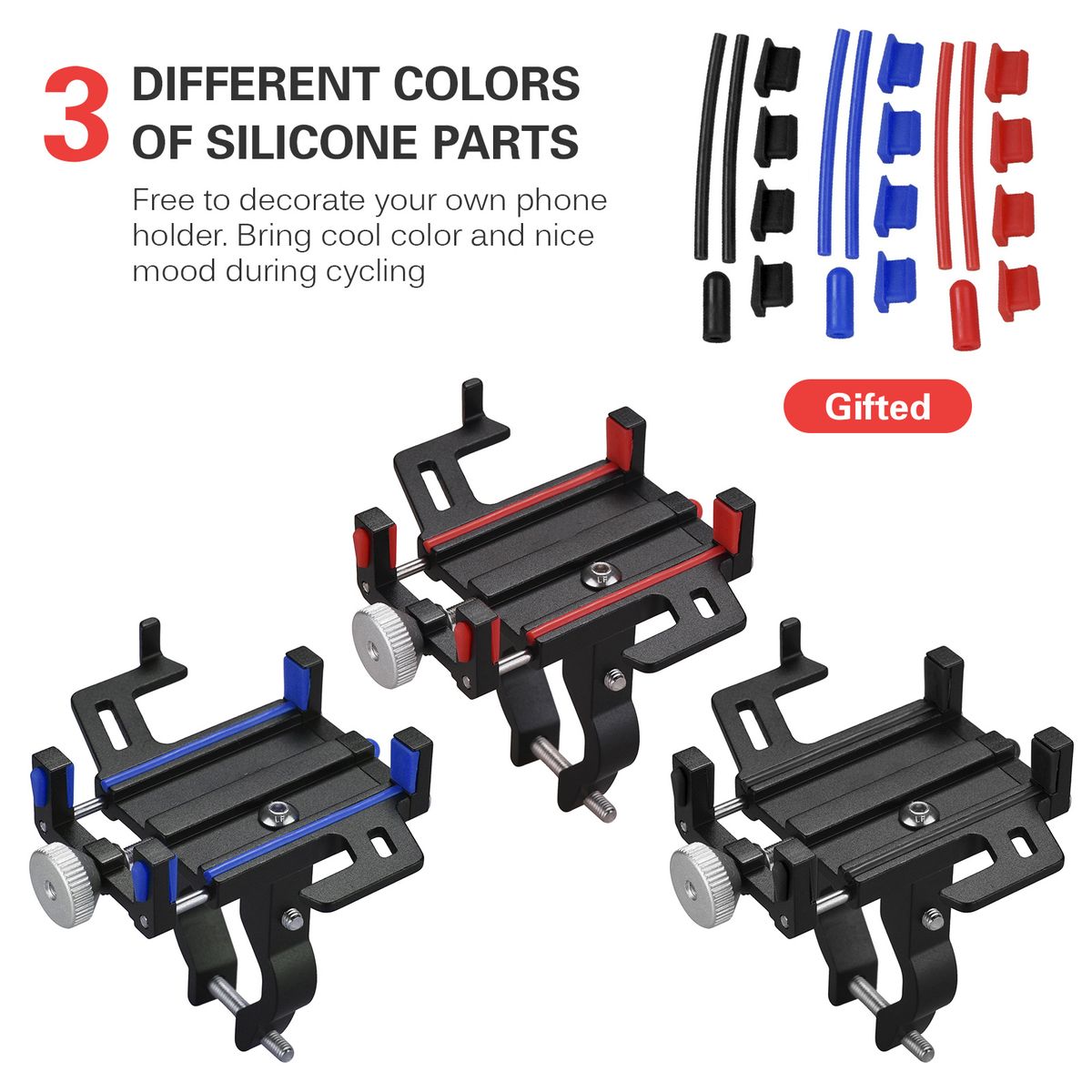 Bike Phone Mount Anti-shake DIY Bicycle Phone Holder