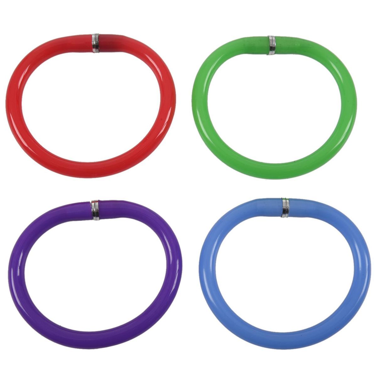 12 Pcs Cute Cool Candy Color Bracelets Personalized