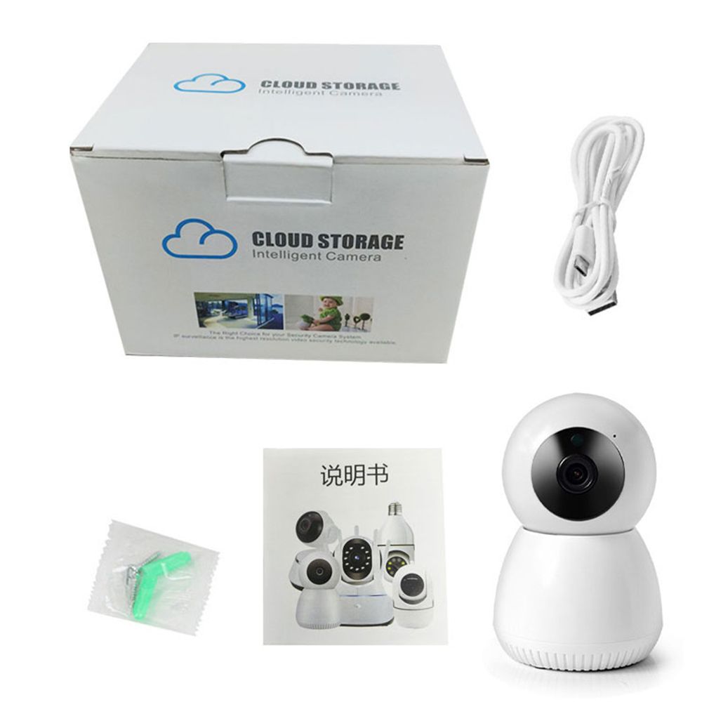 1080P Smart Mini WiFi Wireless IP Camera Indoor Surveillance Cam Auto Tracking Human Home Security CCTV Baby Pet Monitor