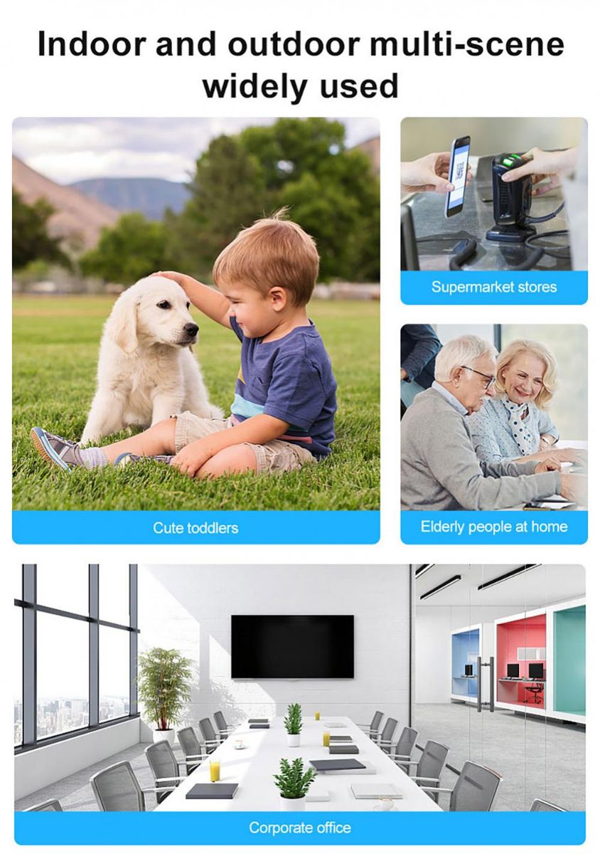 1080P Smart Mini WiFi Wireless IP Camera Indoor Surveillance Cam Auto Tracking Human Home Security CCTV Baby Pet Monitor