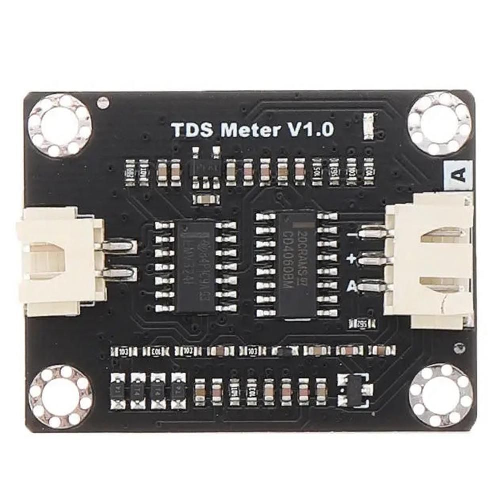 Analog TDS Sensor TDS Meter Water Conductivity Sensor Tester Liquid Detection Water Quality Monitoring DIY with 2 Cables